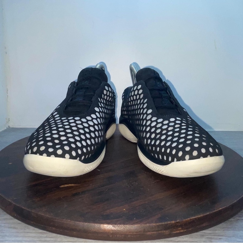 Prada Slip-on Trainer Sneakers Shoes 3E 6267 White Black Polka Dot Size 36.5 - Picture 4 of 10